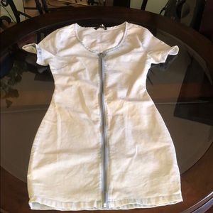 Stretchy Jean Material Dress